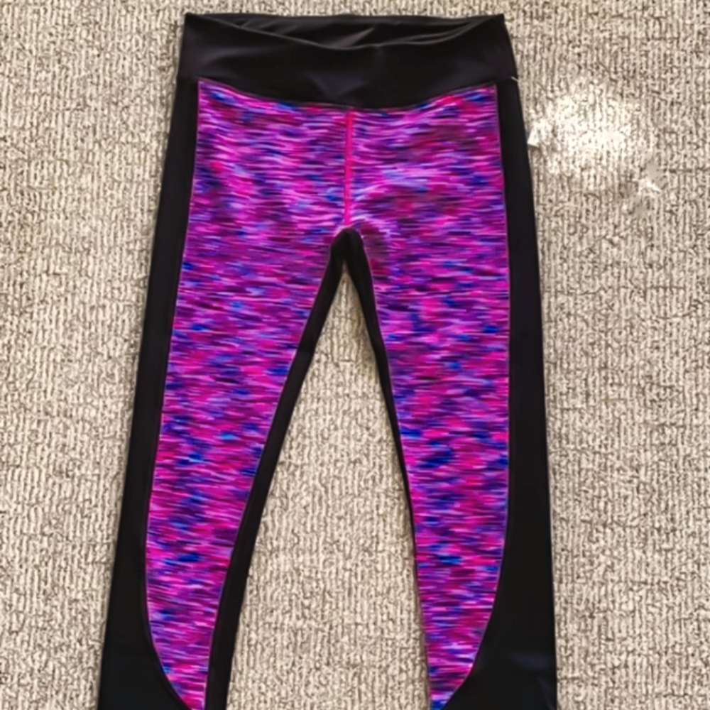 Cropped Black (in Back) Multi Colored in Front